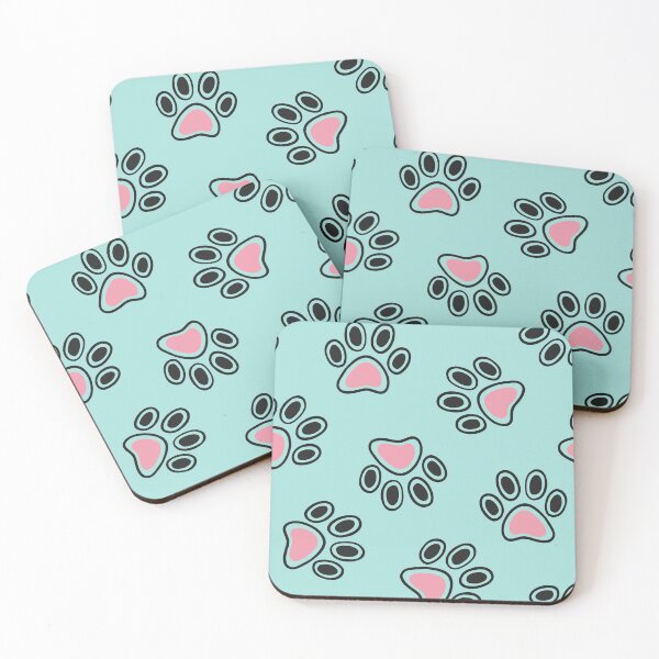 Item preview, Heart Pet Paw Pattern designed and sold by CreativeDraws42.