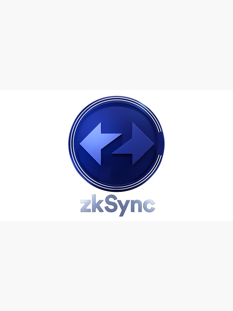 zkSync logo and coin with font