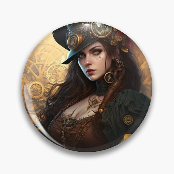 Item preview, Steampunk Girl - Victorian Era Industrial Science Fiction designed and sold by Styrman.