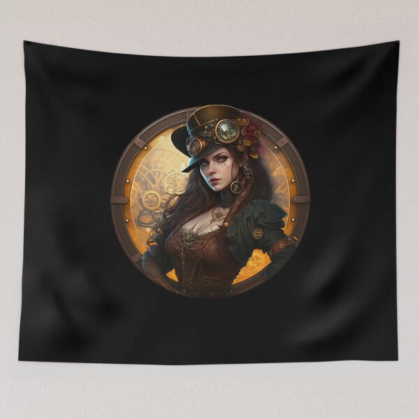 Item preview, Steampunk Girl - Victorian Era Industrial Science Fiction designed and sold by Styrman.