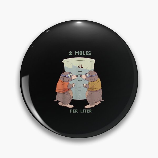 Item preview, Two Moles Per Liter Funny designed and sold by loutfileo.