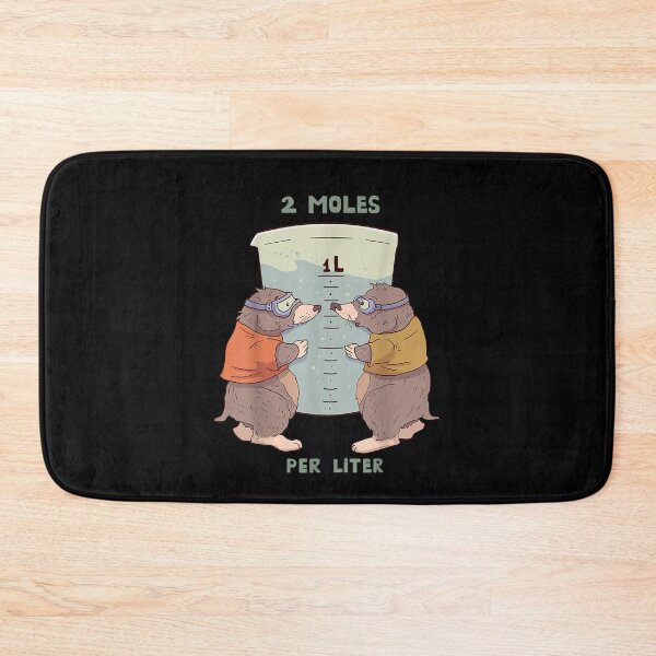 Item preview, Two Moles Per Liter Funny designed and sold by loutfileo.