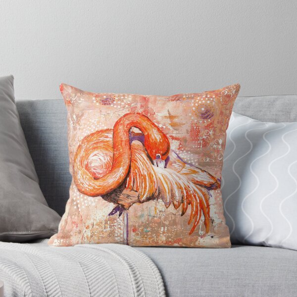 Item preview, Flamingo Acrylic Texture designed and sold by VictoriaMit.