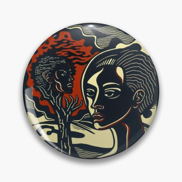 Item preview, Expressionist woodcut designed and sold by FreWil2Art.