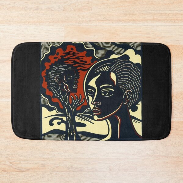 Item preview, Expressionist woodcut designed and sold by FreWil2Art.