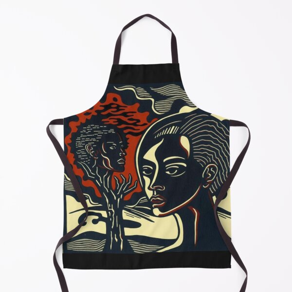 Item preview, Expressionist woodcut designed and sold by FreWil2Art.