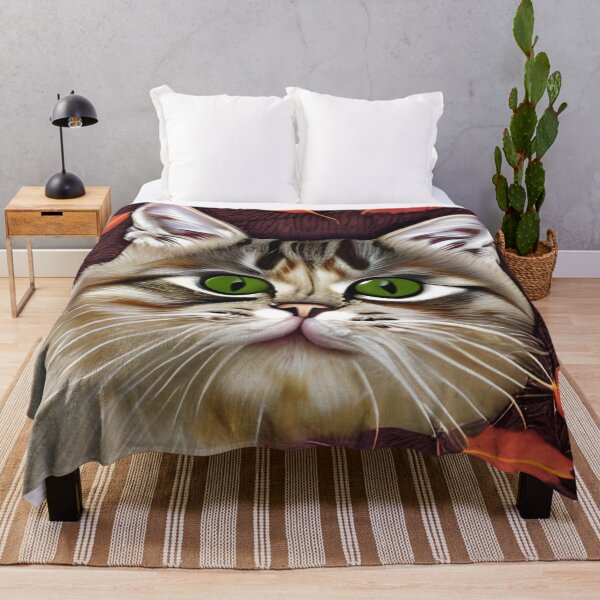 Item preview, Cat In Leaves designed and sold by gramizzia.