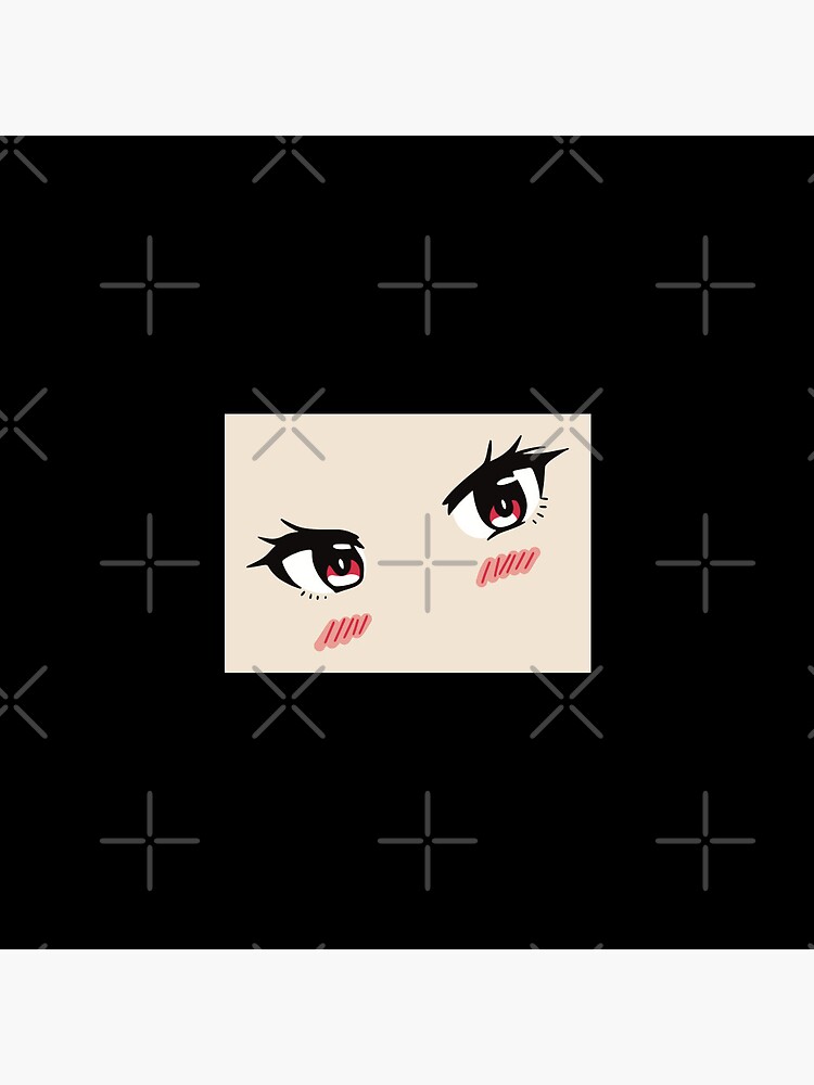 Tomo Aizawa Eyes Cute Blushing Face from Tomo-chan Is a Girl or Tomo-chan  wa Onnanoko Anime, Black Poster for Sale by Animangapoi