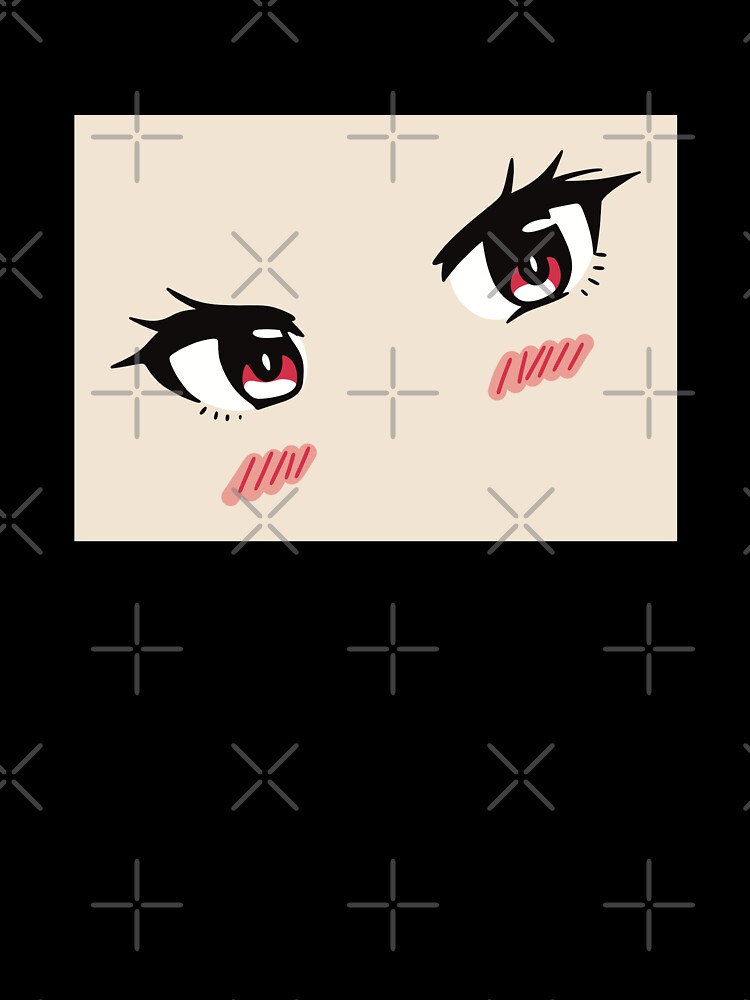 Tomo Aizawa Eyes Cute Blushing Face from Tomo-chan Is a Girl or Tomo-chan  wa Onnanoko Anime, Black Poster for Sale by Animangapoi