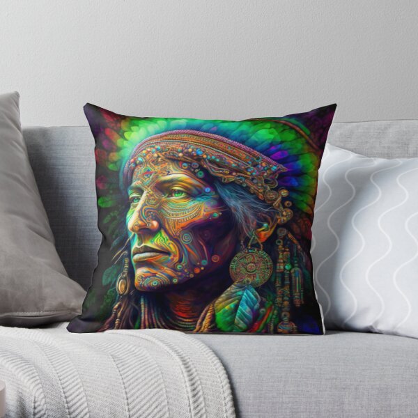 Cosmic Consciousness Throw Pillow