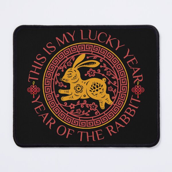 Item preview, THIS IS MY LUCKY YEAR , YEAR OF THE RABBIT 2023, HAPPY CHINESE RABBIT designed and sold by DanaMire.