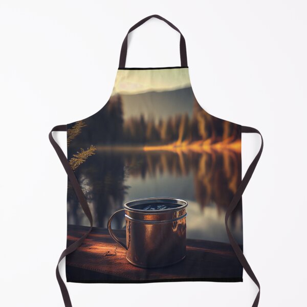 Item preview, Serene Lakefront Coffee Break designed and sold by LukeAiWalker.