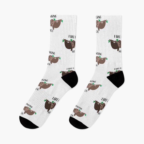 Item preview, I Like Hanging With You - hanging sloths designed and sold by Orchyd.