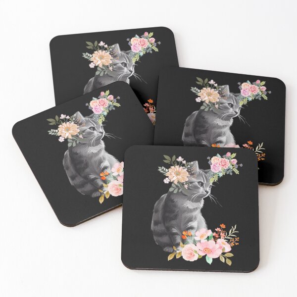 Artikelvorschau, Katze und Botanik Blumen Rosen entworfen und verkauft von Trucker10.