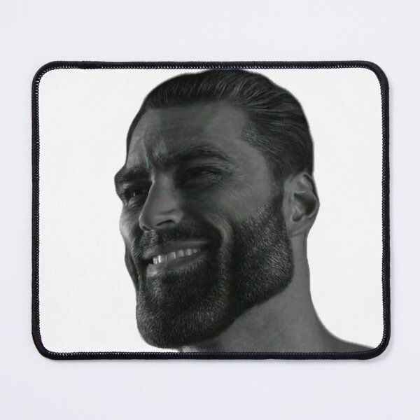 Item preview, Giga Chad smiling designed and sold by Sr-vinnce.