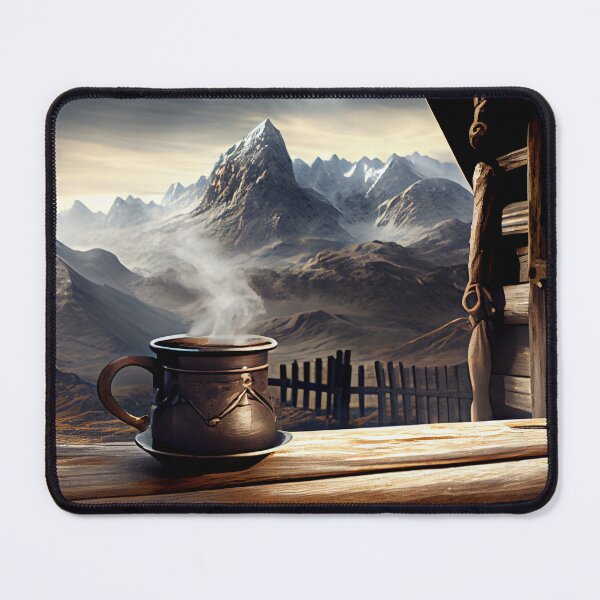 Item preview, Hot Coffee & Adventure Awaits designed and sold by LukeAiWalker.