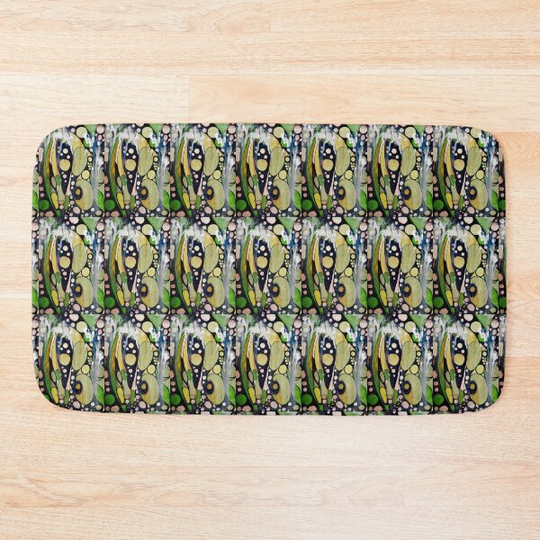 Item preview, AVOCADO CIRCUS GREEN ABSTRACT ORIGINAL ART  designed and sold by EllieMonroe.