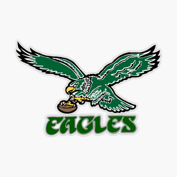 Philadelphia Eagles 1987-1995 Retro Logo Available Multiple Sizes Sticker  Decal