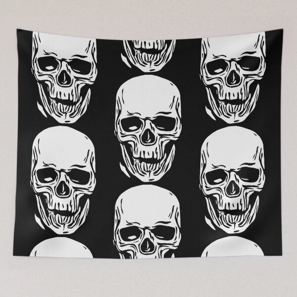 Item preview, Melting skull designed and sold by OneUpArtDesigns.
