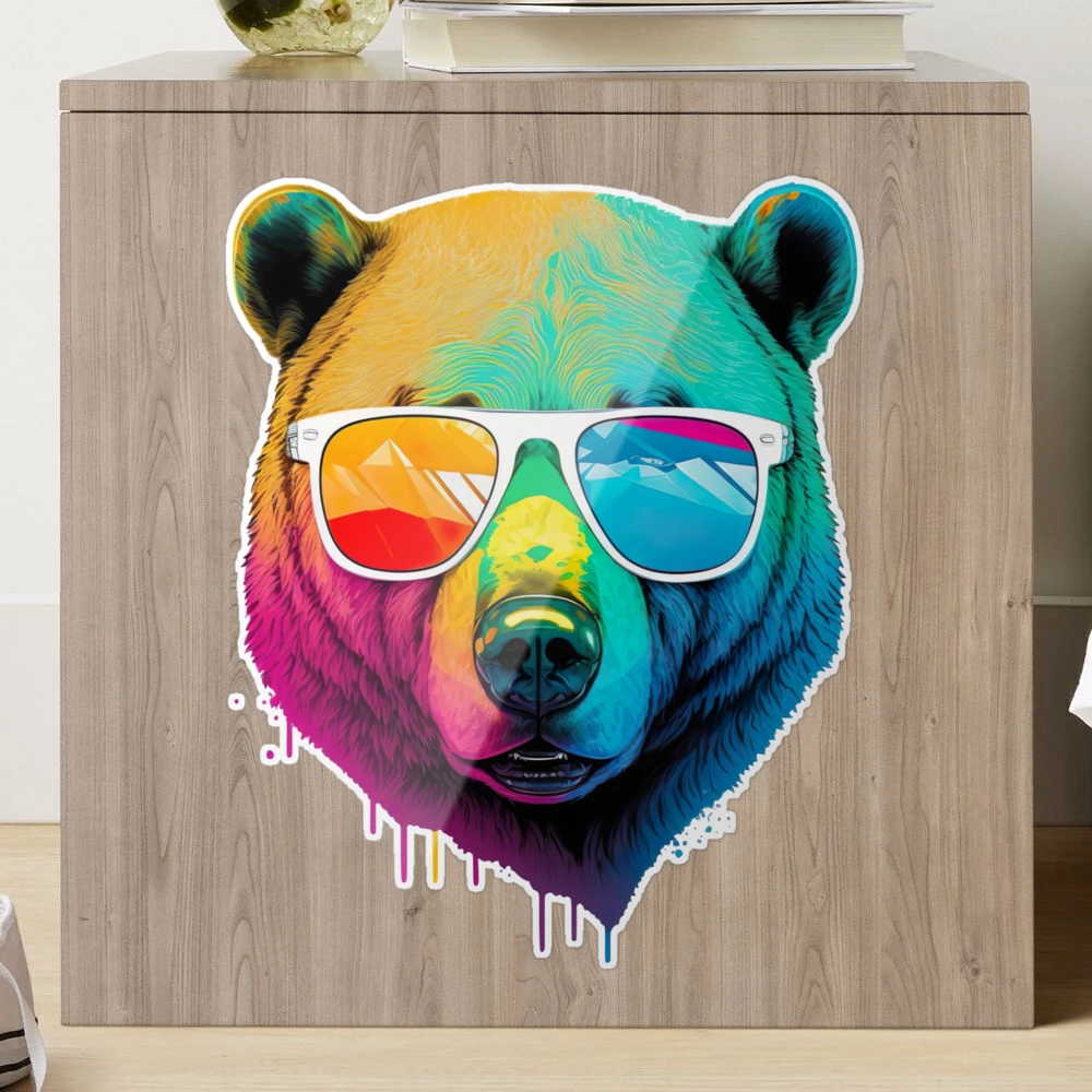 Bear Goggles Original Sticker