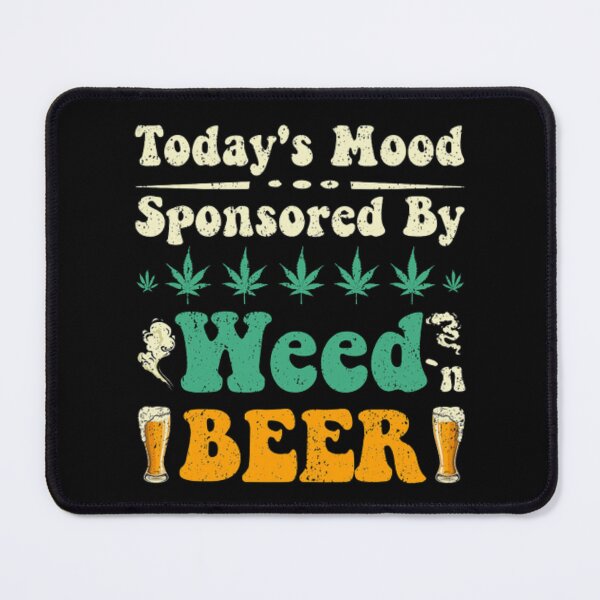 Item preview, Smoking Weed Joke - Today's Mood Sponsored By Weed designed and sold by ALAEEDDINEBHM.