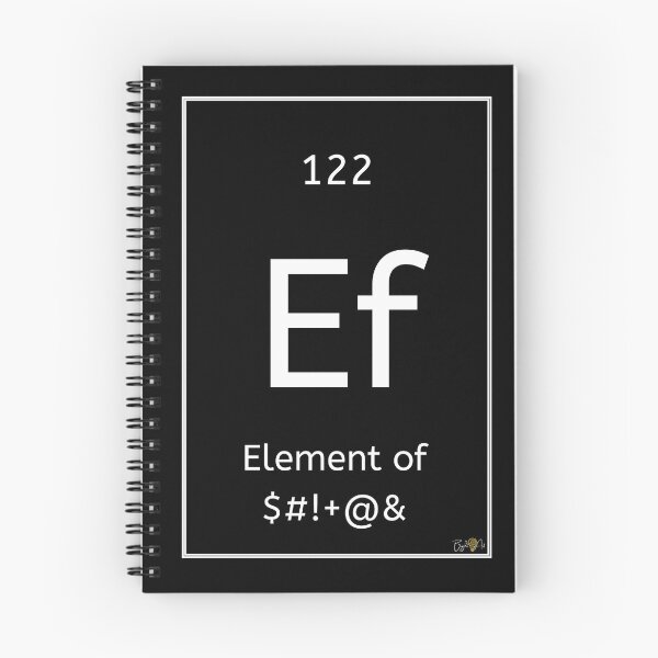 Item preview, Ef: Elemento de S#!+@& designed and sold by JoDana Bright.