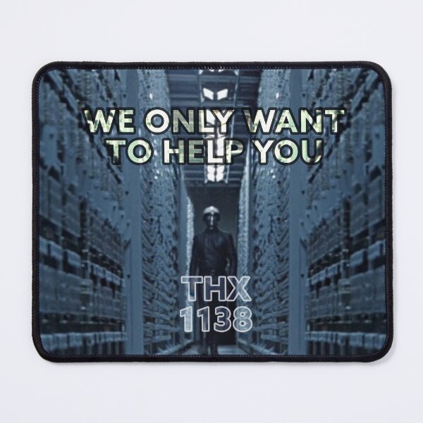 Item preview, Classic Sci Fi - THX 1138 We Only Want To Help designed and sold by Fanarchist.