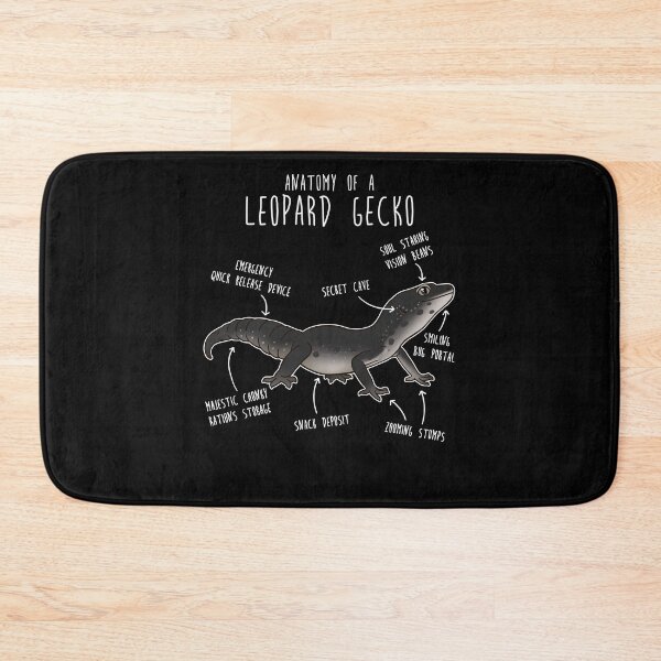 Item preview, Black Leopard Gecko Lizard Reptile Anatomy designed and sold by Clara Hollins.