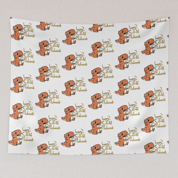 Item preview, Happy Eid Mubarak Dinosaurs   designed and sold by nadiahaq.
