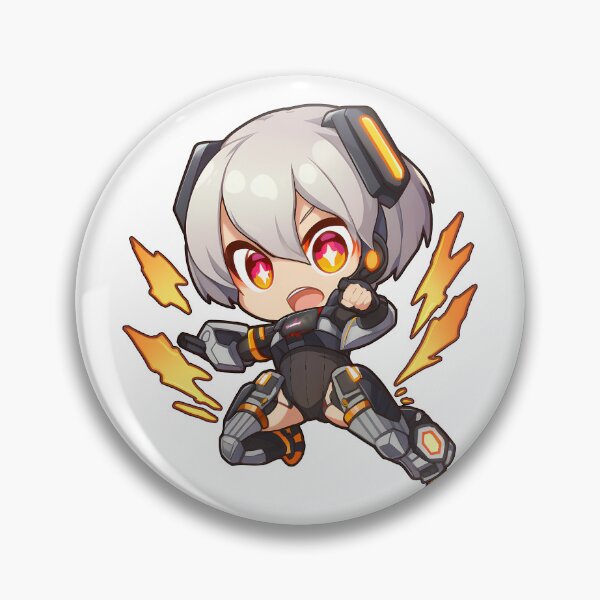 Item preview, Blaze, Chibi Cyberpunk Anime - Cyberpuffs Girls! designed and sold by Snee-K.