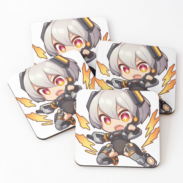 Item preview, Blaze, Chibi Cyberpunk Anime - Cyberpuffs Girls! designed and sold by Snee-K.