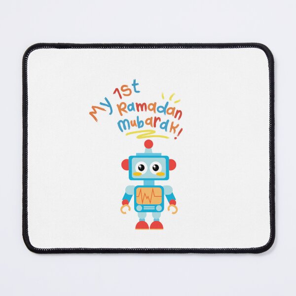 Item preview, My First Ramadan Mubarak Robot designed and sold by nadiahaq.