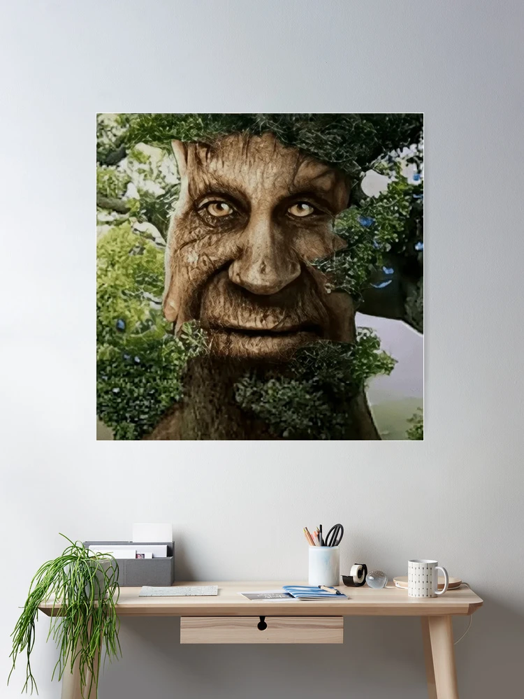 Wise Mystical Tree laughs and sticks tongue out with dubstep music #му, Wise  Mystical Tree