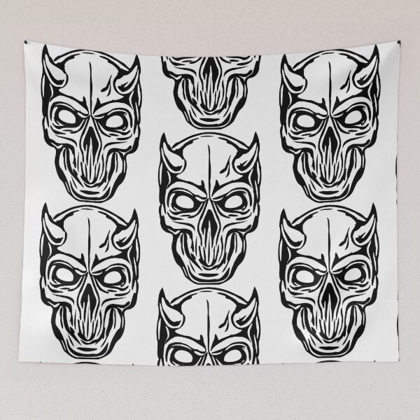 Item preview, The Devil's skull designed and sold by OneUpArtDesigns.