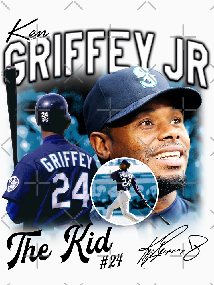 The Kid Baseball Vintage Signature Ken Griffey Jr Shirt