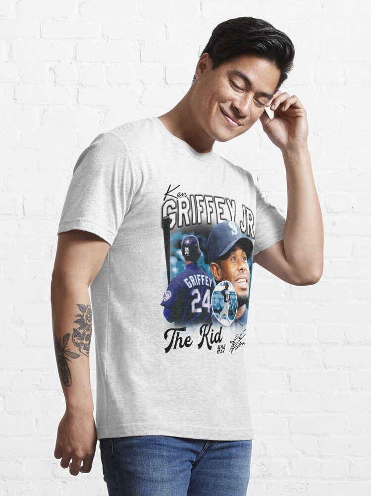 Ken Griffey Jr The Kid Seattle Baseball Legend Signature Vintage Retro 80s  90s Bootleg Rap Style Essential T-Shirt for Sale by EllenMitchell