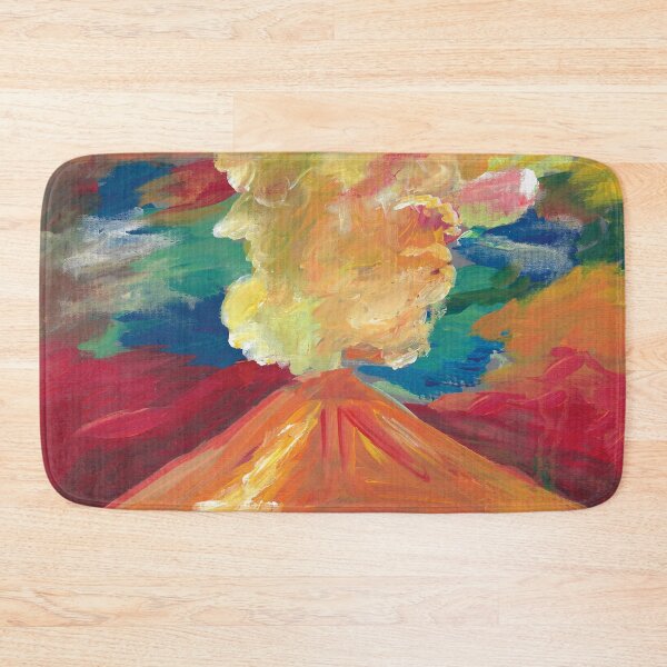 Item preview, Acrylic painting: Erupting volcano designed and sold by Elnica.