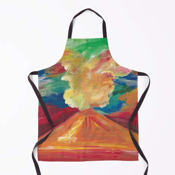 Item preview, Acrylic painting: Erupting volcano designed and sold by Elnica.