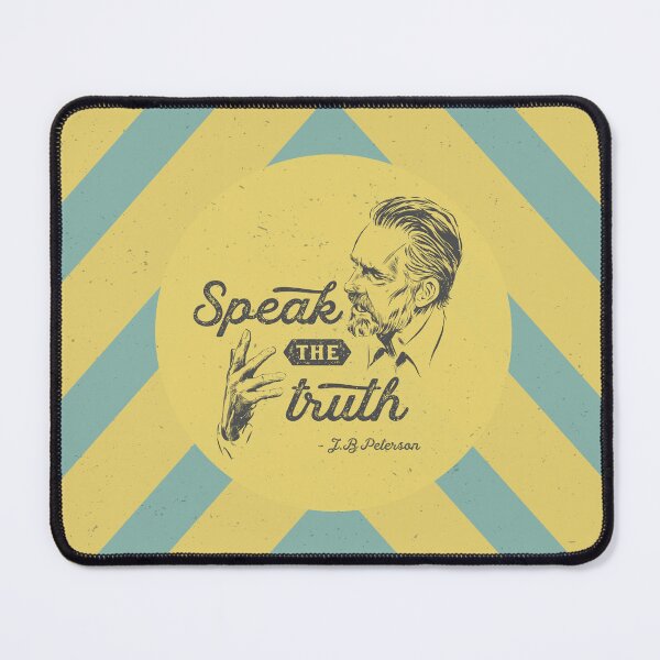 Item preview, Speak the truth Jordan Peterson Yellow Circle Chevron designed and sold by VerityVox.