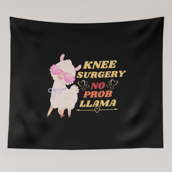Item preview, Knee Surgery No Probllama designed and sold by Nicet-shirt1.