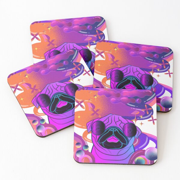 Item preview, Synthwave Pug designed and sold by Tntmom0813.