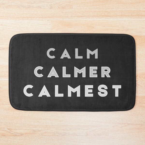 Item preview, Calm Calmer Calmest  Monochrome designed and sold by Tony Cisse.