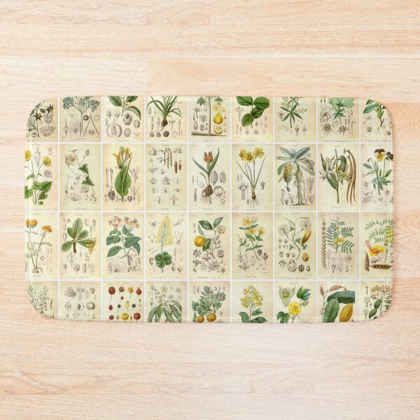 Item preview, Vintage Vegetable Drawings, Landscape, yellow, poster designed and sold by Michael Dietrich.