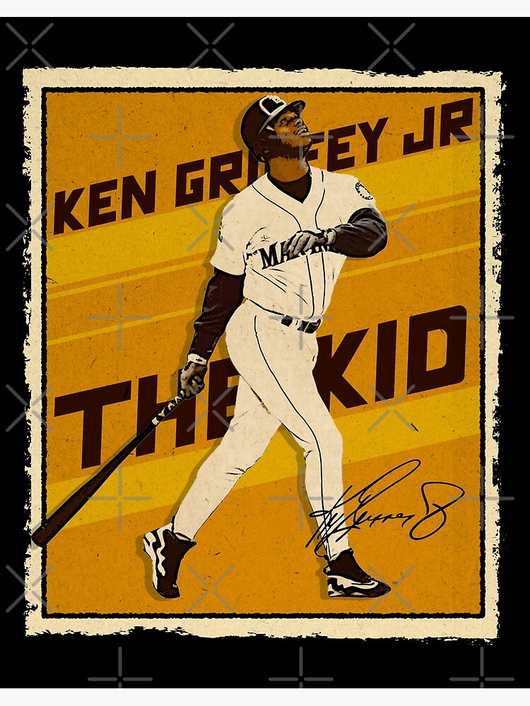 Ken Griffey Jr. Swing Art Board Print for Sale by RatTrapTees