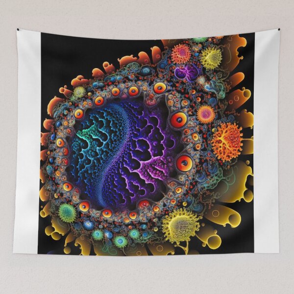 Item preview, Fractal 0035, Intricate Mandelbrot fractal, with endless depth and mesmerizing shapes designed and sold by randycolby.