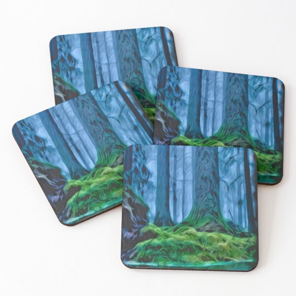 Item preview, Painted forest designed and sold by OneUpArtDesigns.