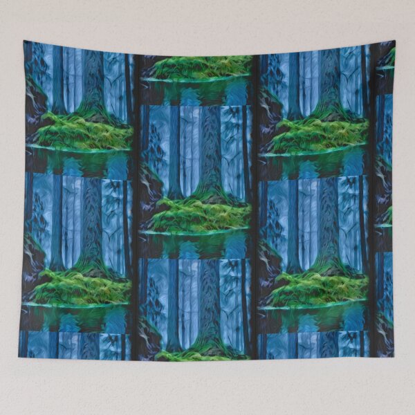 Item preview, Painted forest designed and sold by OneUpArtDesigns.