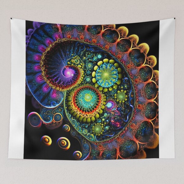 Item preview, Fractal 0036, Intricate Mandelbrot fractal, with endless depth and mesmerizing shapes designed and sold by randycolby.
