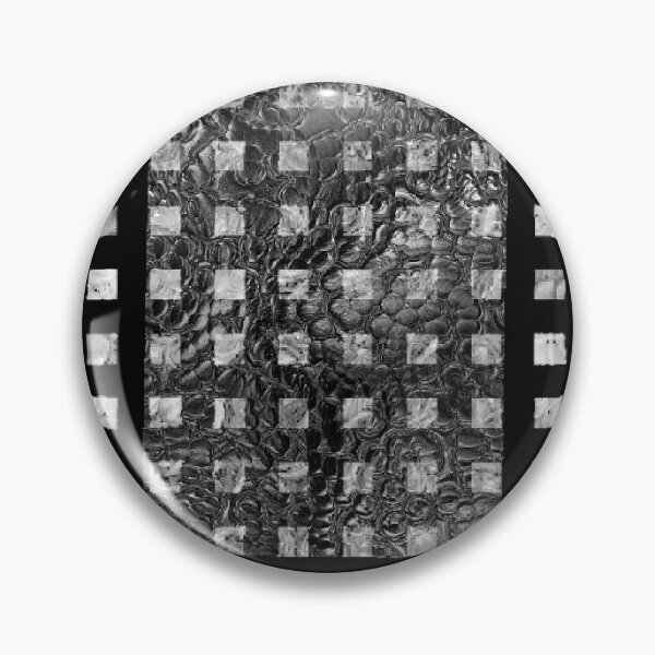 Item preview, Grey On Gray Leather Polka Squares Illusion Design designed and sold by PPPimp.