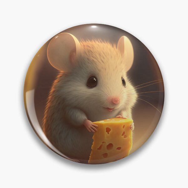 Artikelvorschau, Süße Maus, die Käse isst - entzückend animiert entworfen und verkauft von LinearDimension.